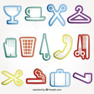 各种丰富多彩的服务图标