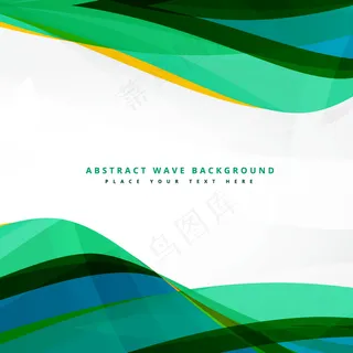 绿色背景矢量图