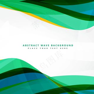 绿色背景矢量图