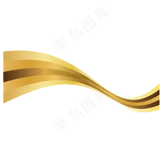 矢量金色装饰彩带飘带节日矢量金色装饰彩带飘带节日