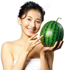 水果美女图片