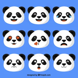 熊猫矢量设计