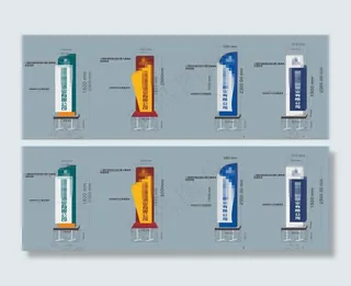 常见立地式标识导视牌设计