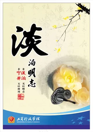 工商行政管理形象展板