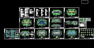 双拼三层砖混结构小洋楼建筑施工图2...