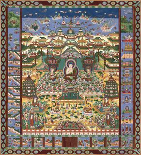 观无量寿佛经变相图极乐世界南无阿弥...