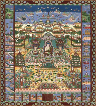 观无量寿佛经变相图极乐世界南无阿弥...