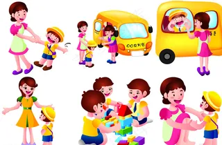 矢量卡通人物集图片