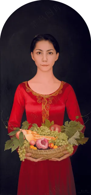 米拉的竹蓝图片