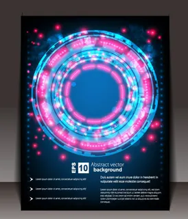 时尚封面设计02-矢量素材