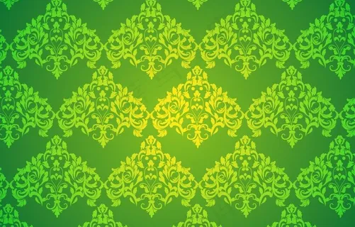 绿色花纹图片