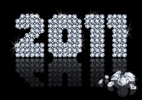 尊贵钻石2011字体矢量图 尊贵钻石2011字体矢量图