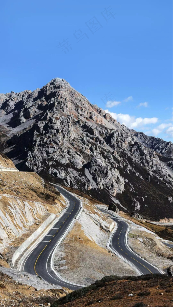 环山公路高清摄影图片