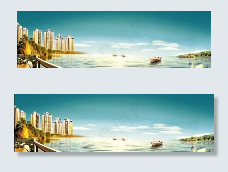 楼盘广告图片(5567X1965(DPI:300))psd模版下载