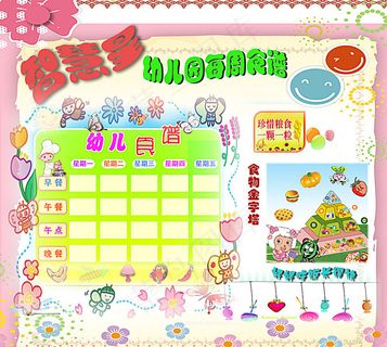 幼儿园食谱图片