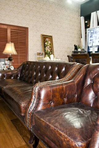 欧美皮具沙发图片