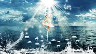 芭蕾舞者psd图片素材（psd分层）