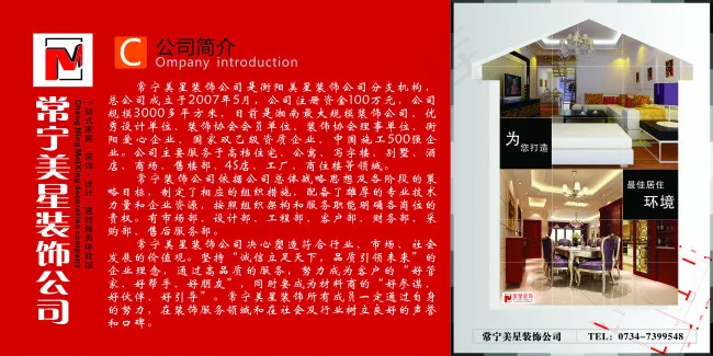 美星公司简介cdr矢量模版下载