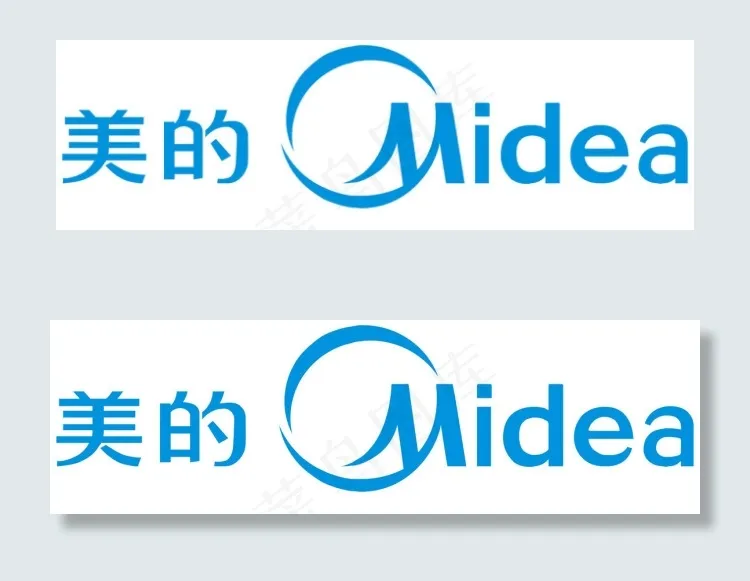 美的商标cdr矢量模版下载