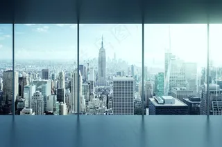 横版落地窗背景图片