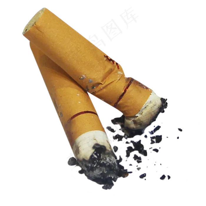 垃圾分类烟头,免抠元素(2333*2333px 300 dpi )