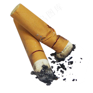 垃圾分类烟头,免抠元素