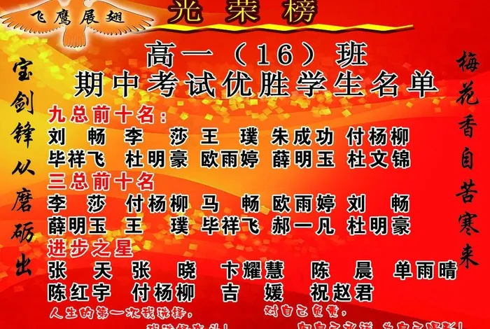 光荣榜图片psd模版下载