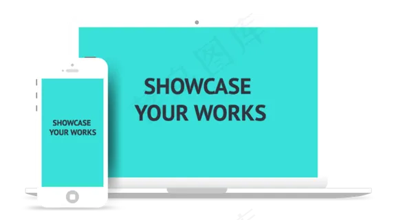 扁平大气的设计公司模板