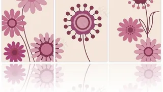 无框画 花朵图片