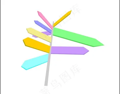 指路牌 指示牌图片