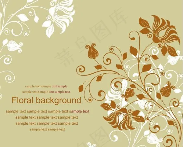 时尚花纹图片eps,ai矢量模版下载