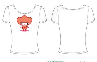 服装 设计 印花 可爱 女孩 t恤...
