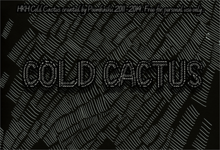 海尔科化冰仙人掌字体