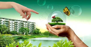 psd韩国风景风光模板图片