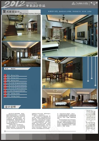 家庭装修设计展板矢量素材 CD