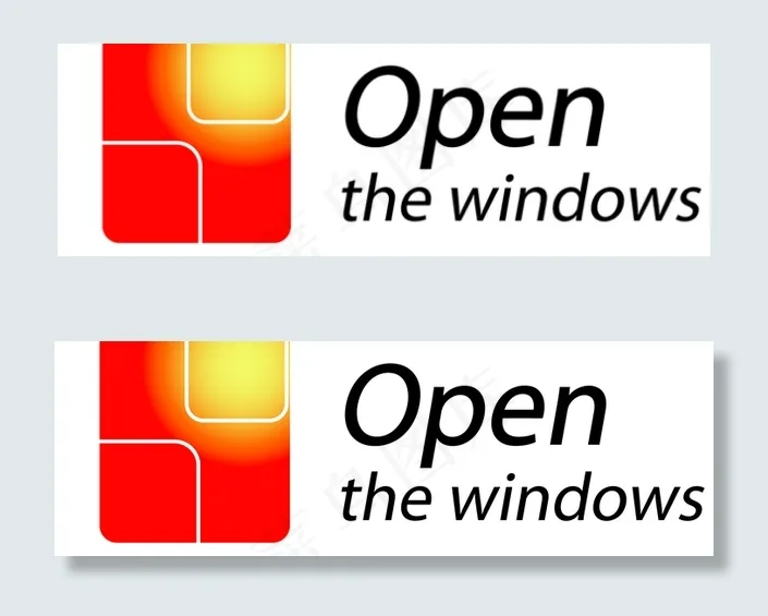 Open_the_windows ...ai矢量模版下载