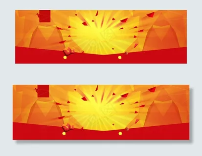 红包电商促销主题背景banner　
