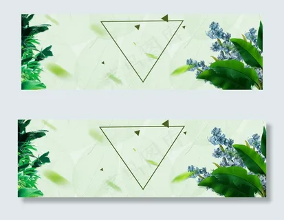 手绘文艺春天风景banner全屏背... 手绘文艺春天风景banner全屏背...