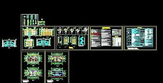 三层坡屋顶别墅设计图 1...