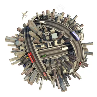 城市建筑与公路 城市建筑与公路