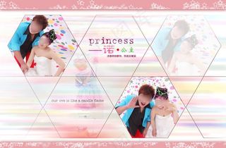 诺 公主 婚纱摄影模板图片