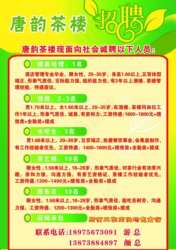 招聘广告图片(3937X5906(DPI:100))psd模版下载