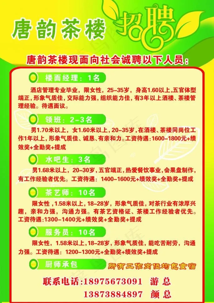 招聘广告图片(3937X5906(DPI:100))psd模版下载