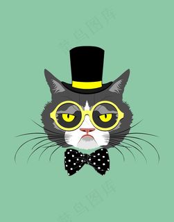 卡通动物猫咪头像
