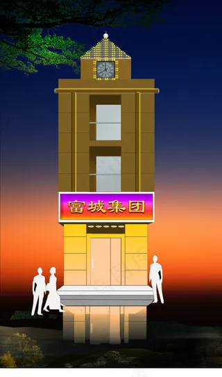 门头效果图设计