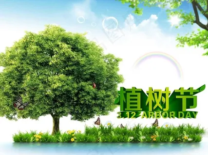植树节大树参天 植树节大树参天