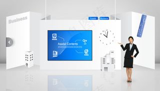 职业女性商务展示