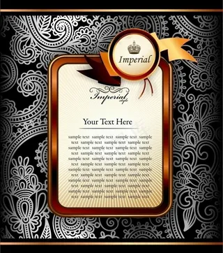 欧式黑白花纹图片