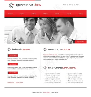 简单大方的网页设计模板下载