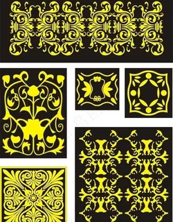 欧式古典花纹图片